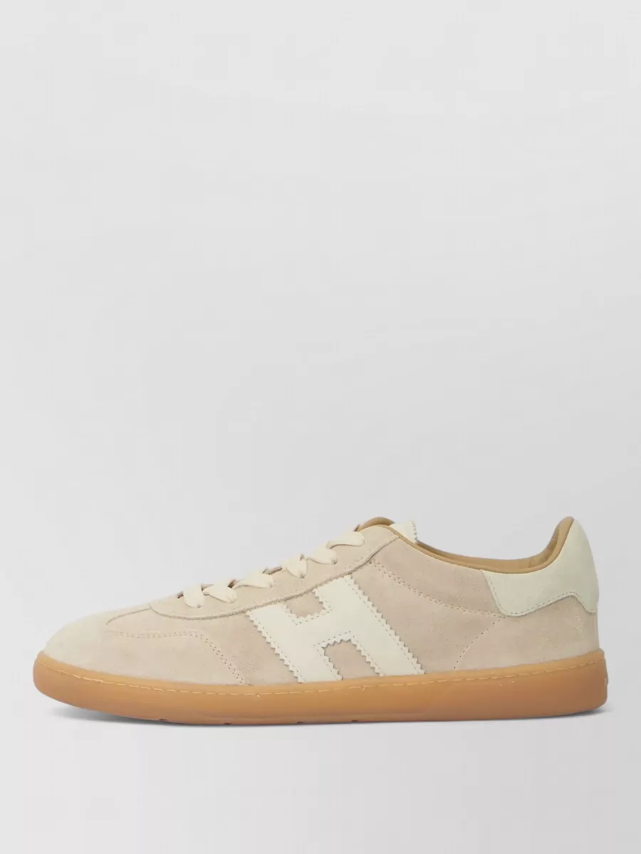 Hogan Leather Chunky Lace-Up Sneakers
