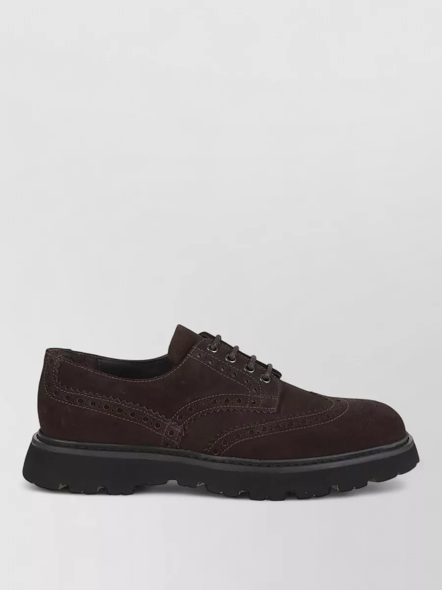 Doucal's Leather Derby Shoes