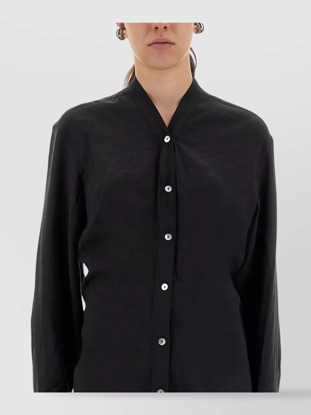Studio Nicholson Long Sleeve Midi Length Dress