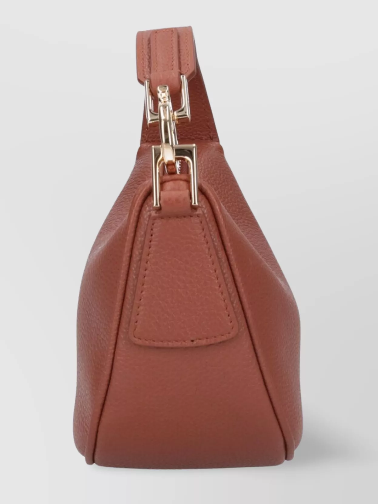 Ferragamo Curved Top Handle Shoulder Bag