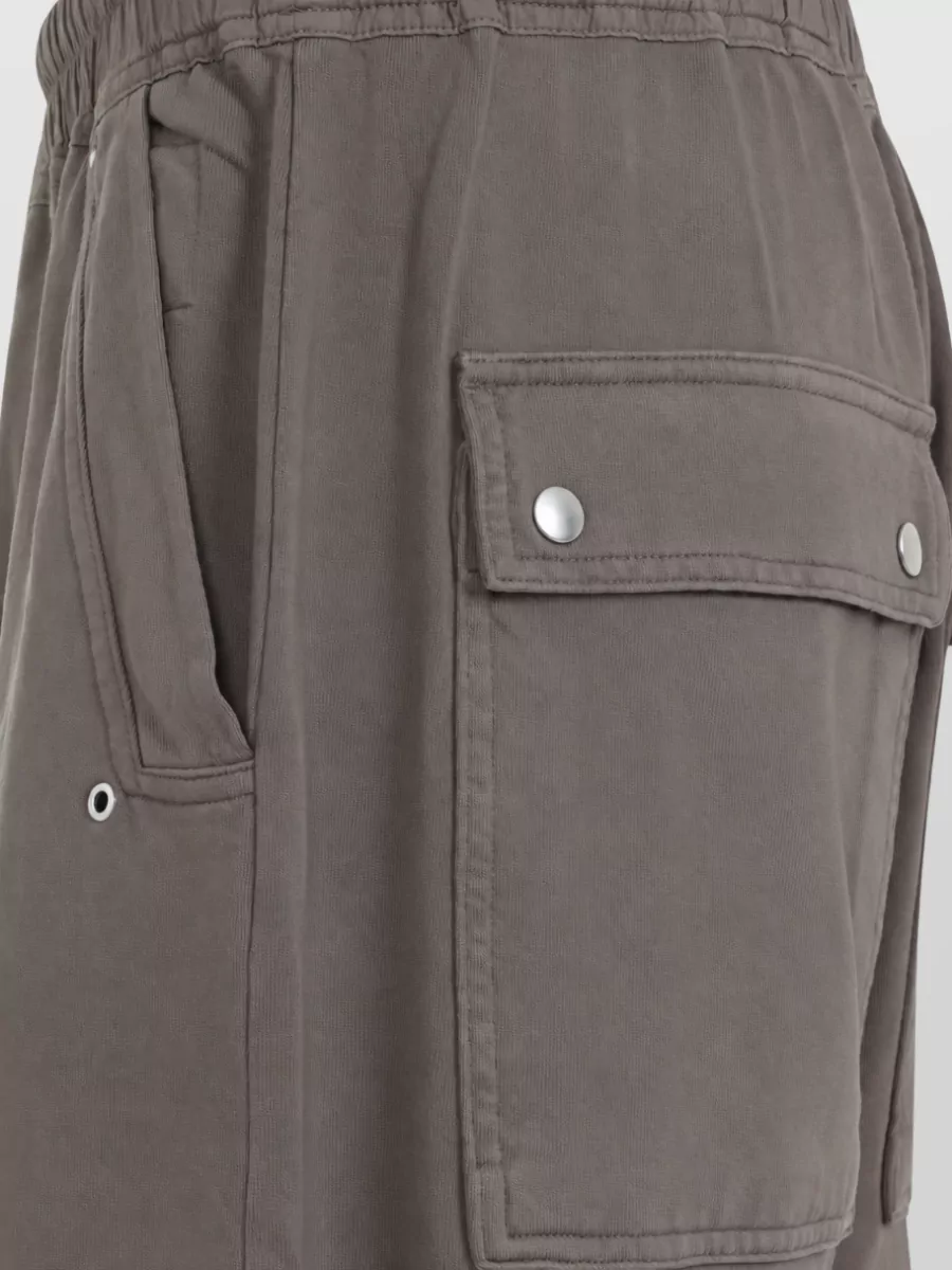 Rick Owens Drkshdw Cotton Oversized Wide-Leg Shorts