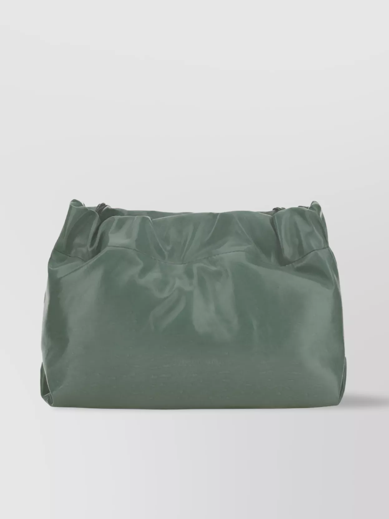 Shop Brunello Cucinelli Calfskin Embossed Grained Leather Clutch Bag