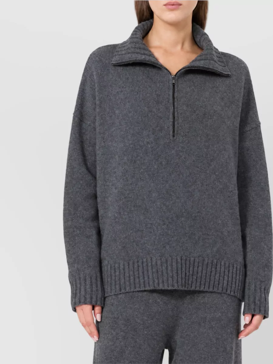 Max Mara Cashmere Fine Rib-Knit Sweater
