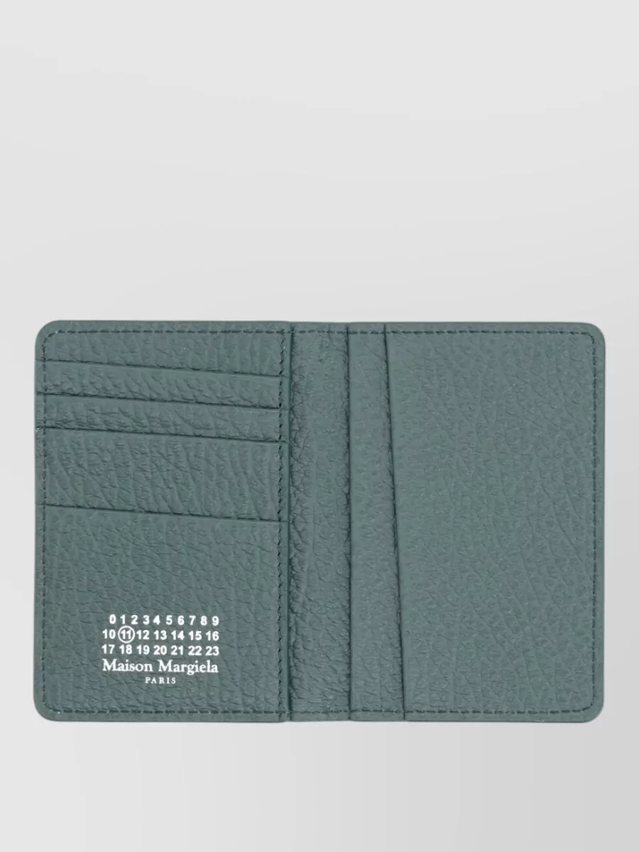 Maison Margiela Compact Textured Wallet And Cardholder