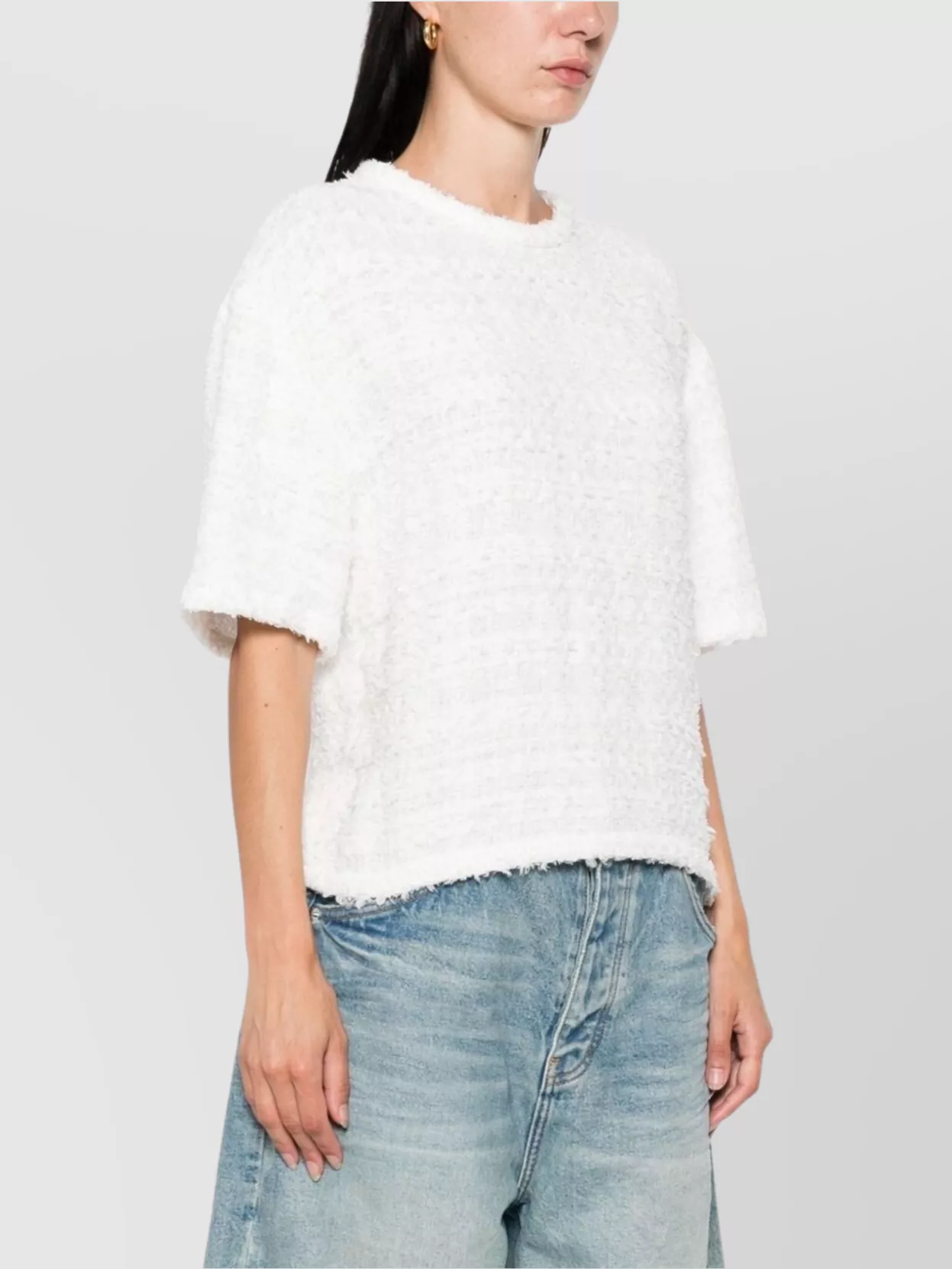 Iro Boxy Silhouette Short Sleeves Top
