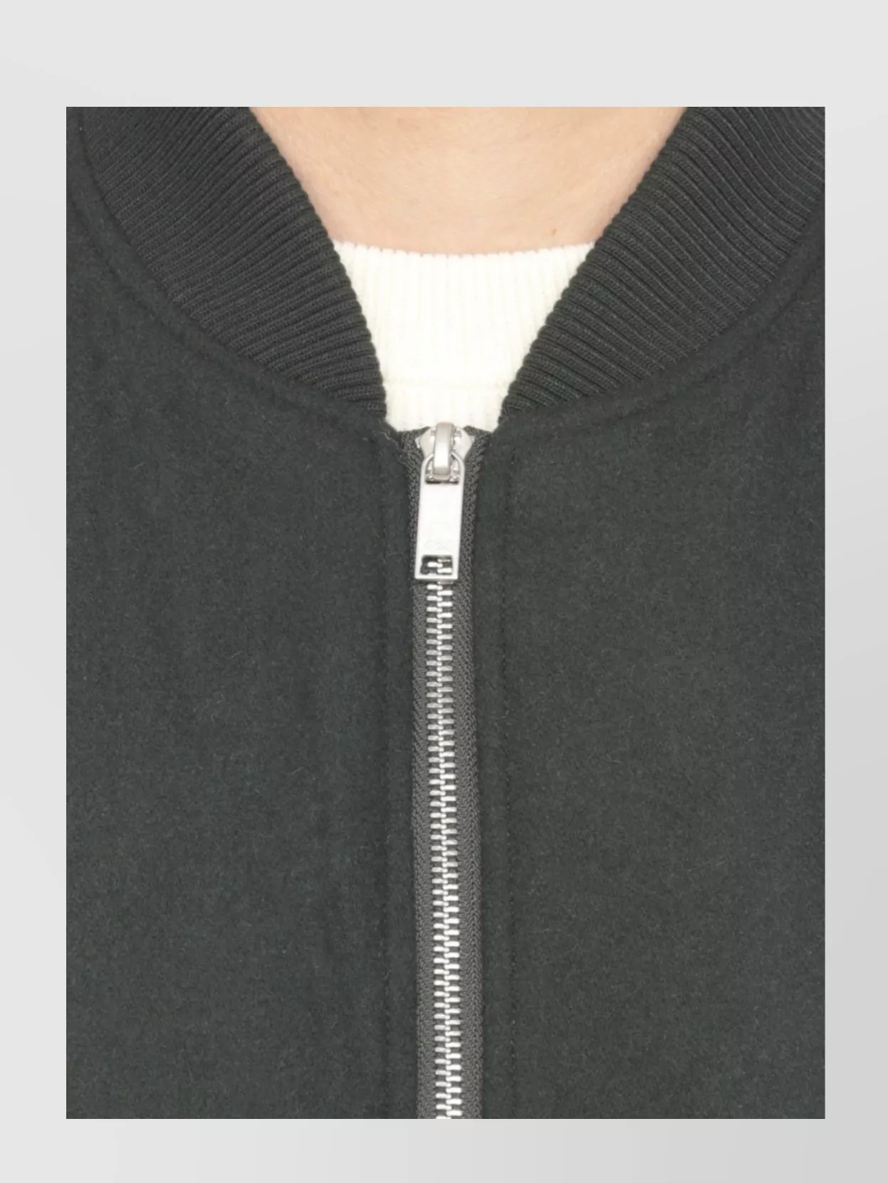 Autry Sleeveless Crewneck Wool Blend Jacket