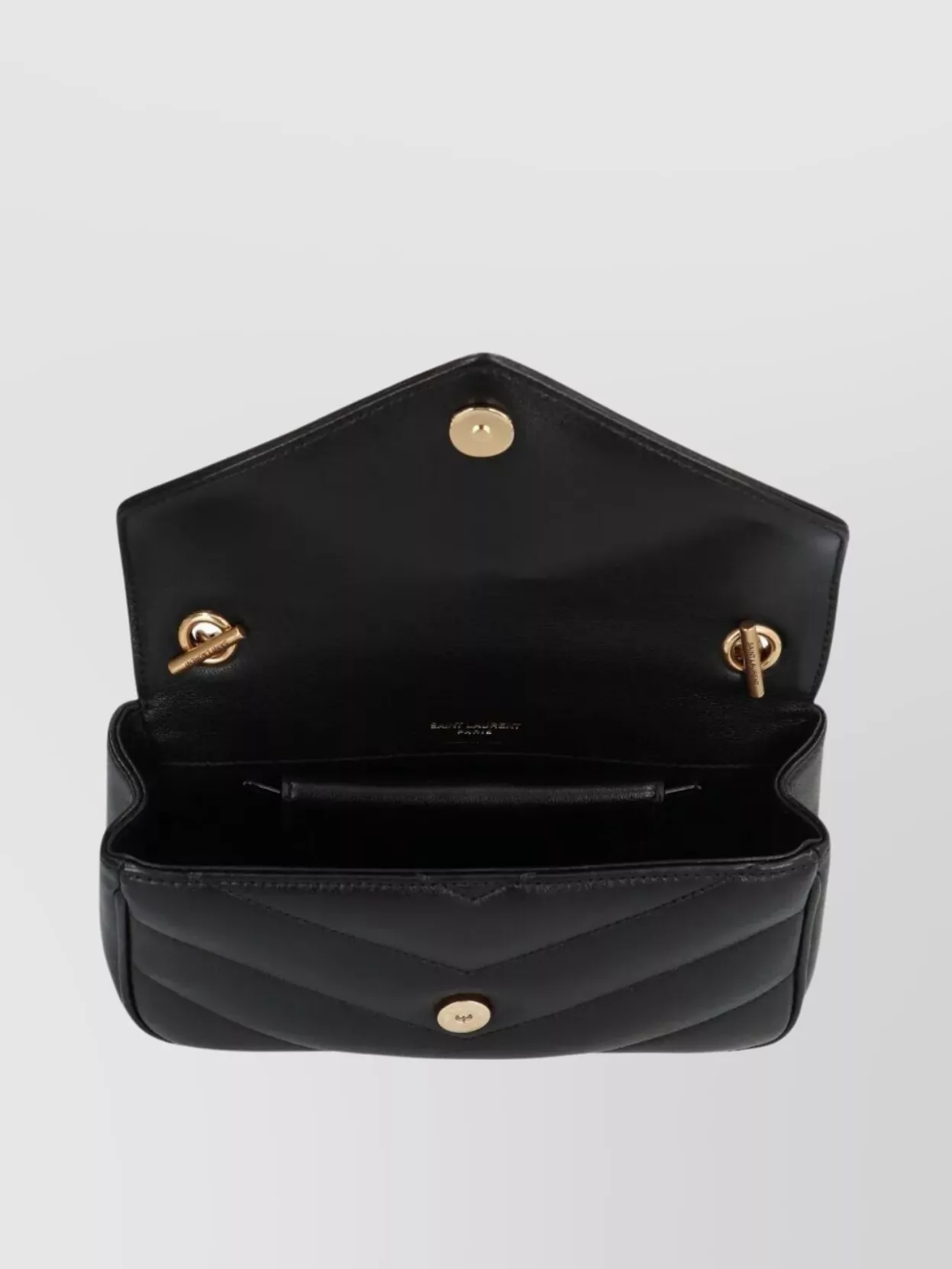 Saint Laurent Mini Bag Lambskin Quilted Chevron Chain