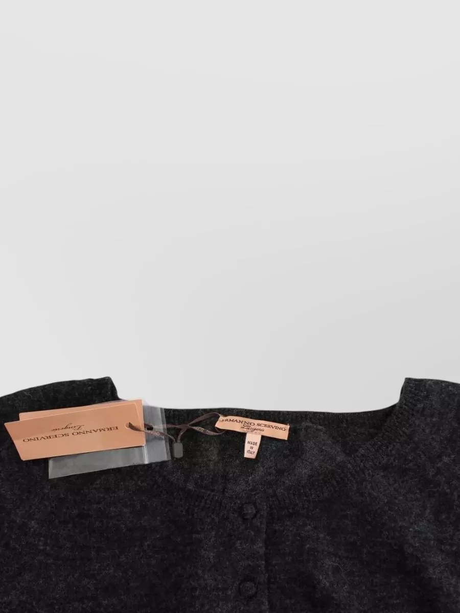 Ermanno Scervino Wool Knit Cropped Cardigan