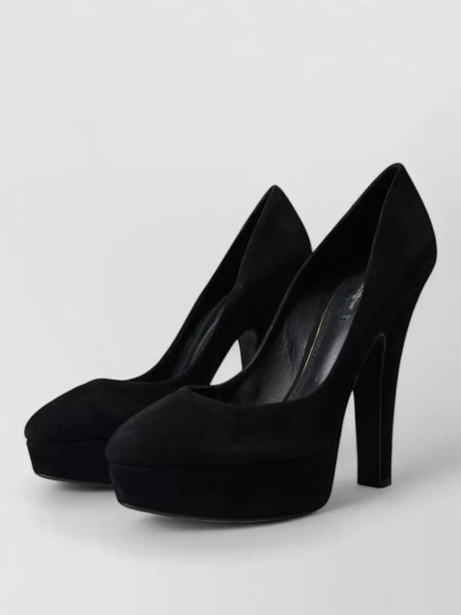 Dolce&Gabbana Suede Leather Platform Pumps