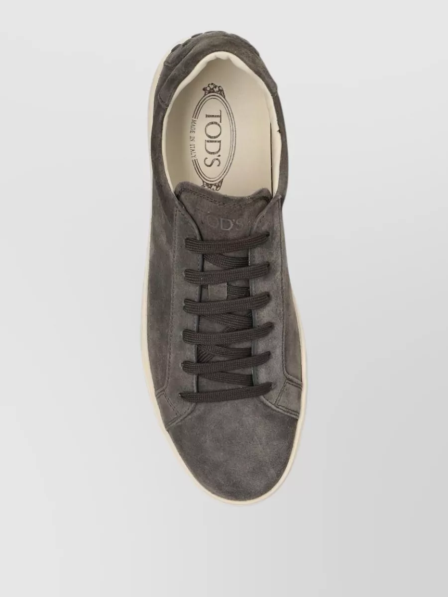 Tod's Suede Low-Top Sneakers