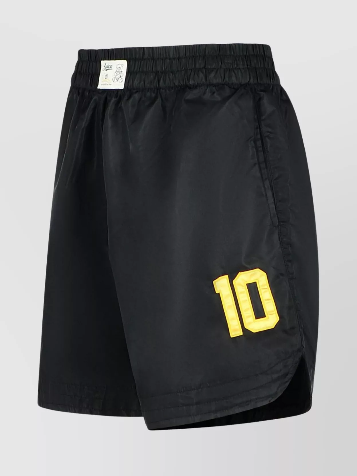 Barrow Black Nylon Basket Bermuda Shorts
