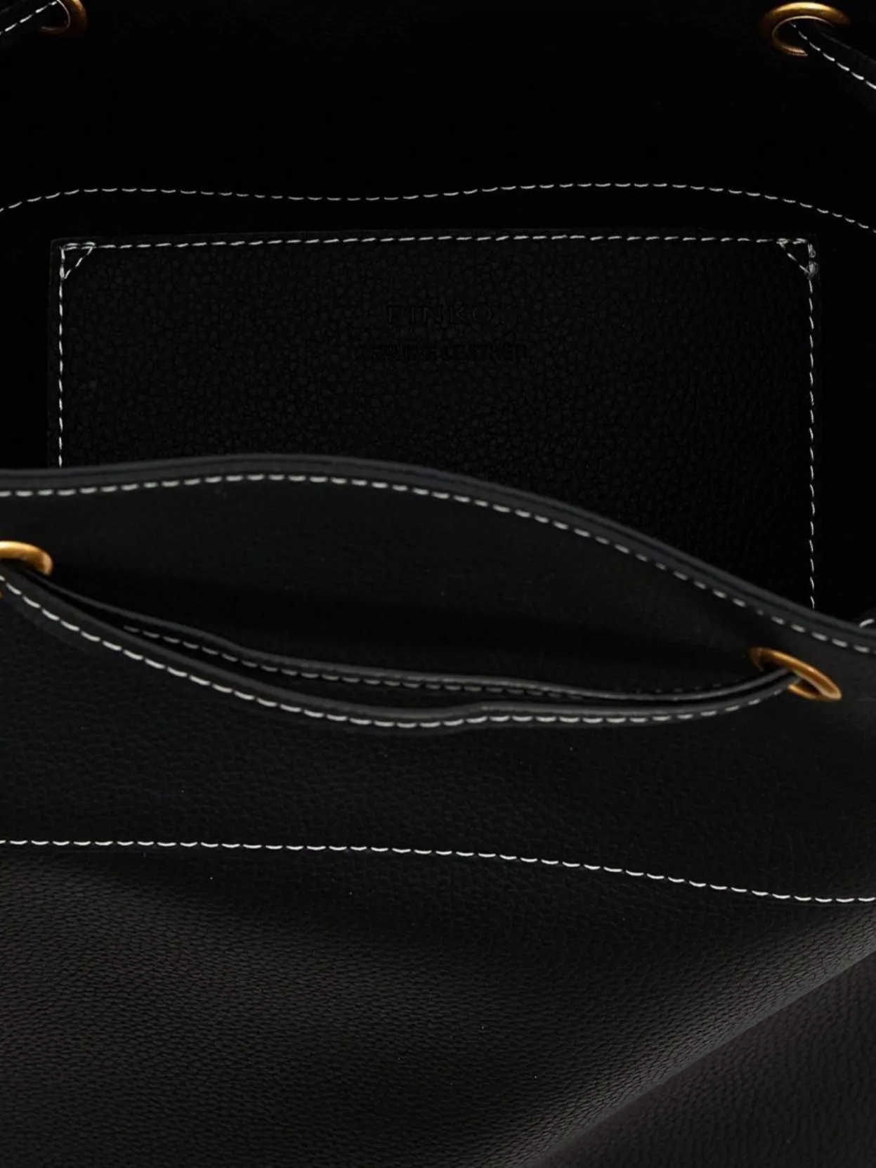 Pinko Bucket Bag With Adjustable Strap And Gold-tone Hardware