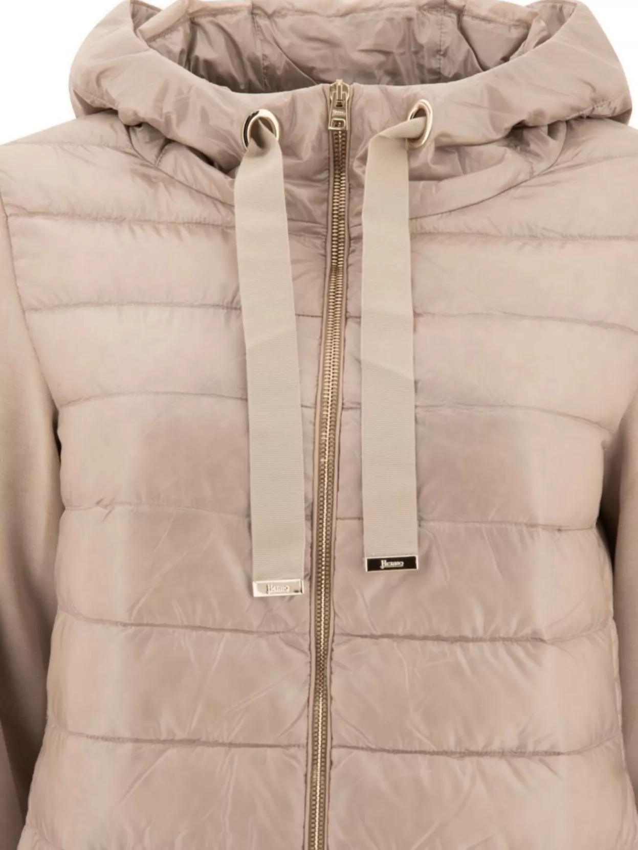 Herno Quilted Hooded Jackets Drawstring Detail