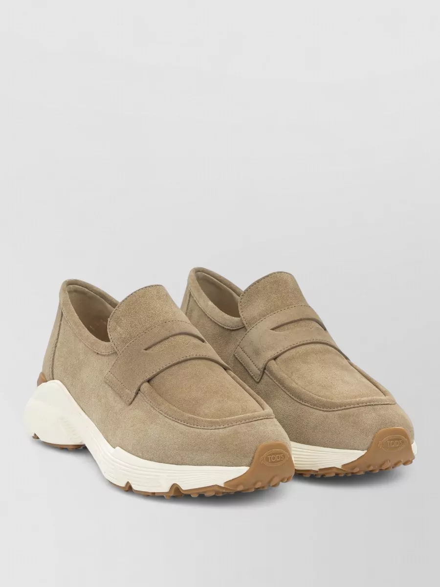 Tod's leather slip-on sneakers