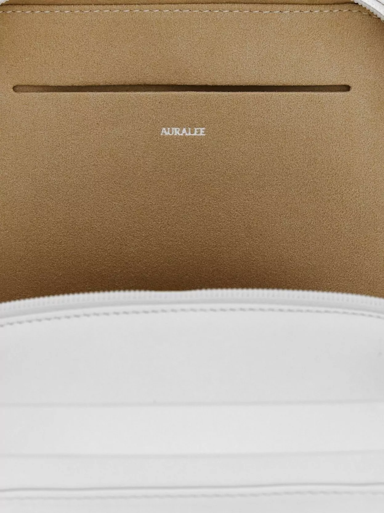 Auralee Small Rectangular Leather Travel Handbag