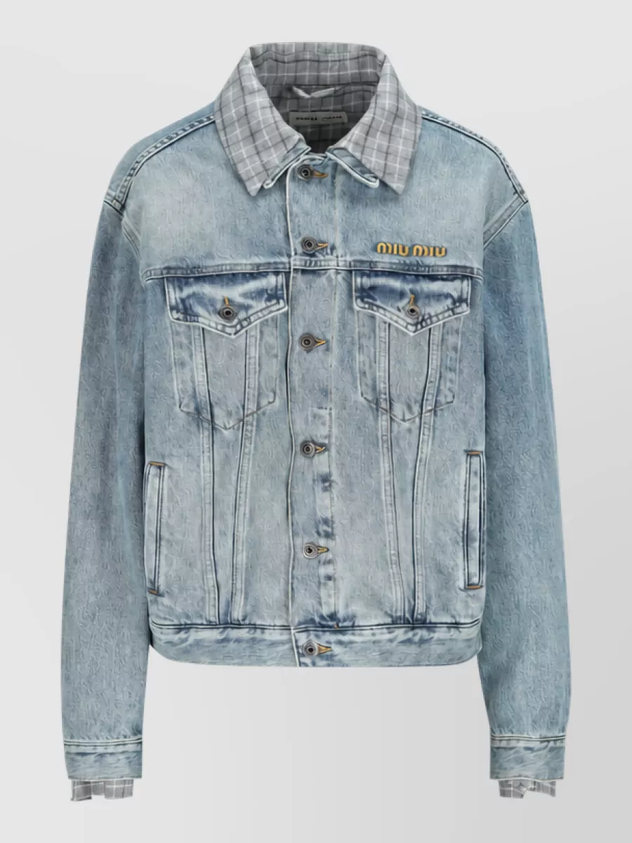 Miu Miu denim blazer