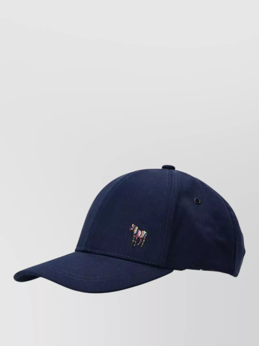 Paul Smith Organic Cotton Zebra Logo Baseball Cap