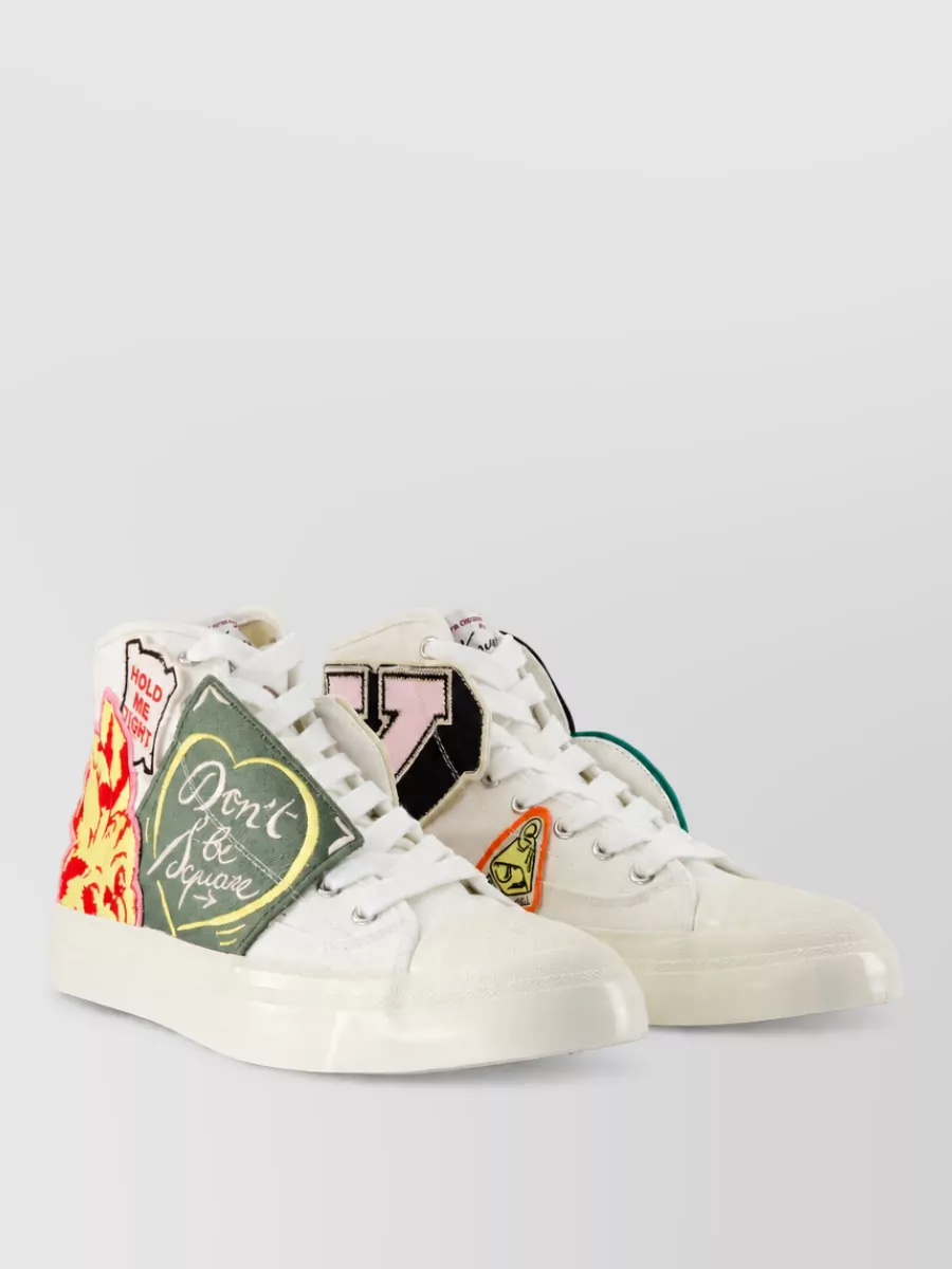 Kenzo cotton high-top sneakers
