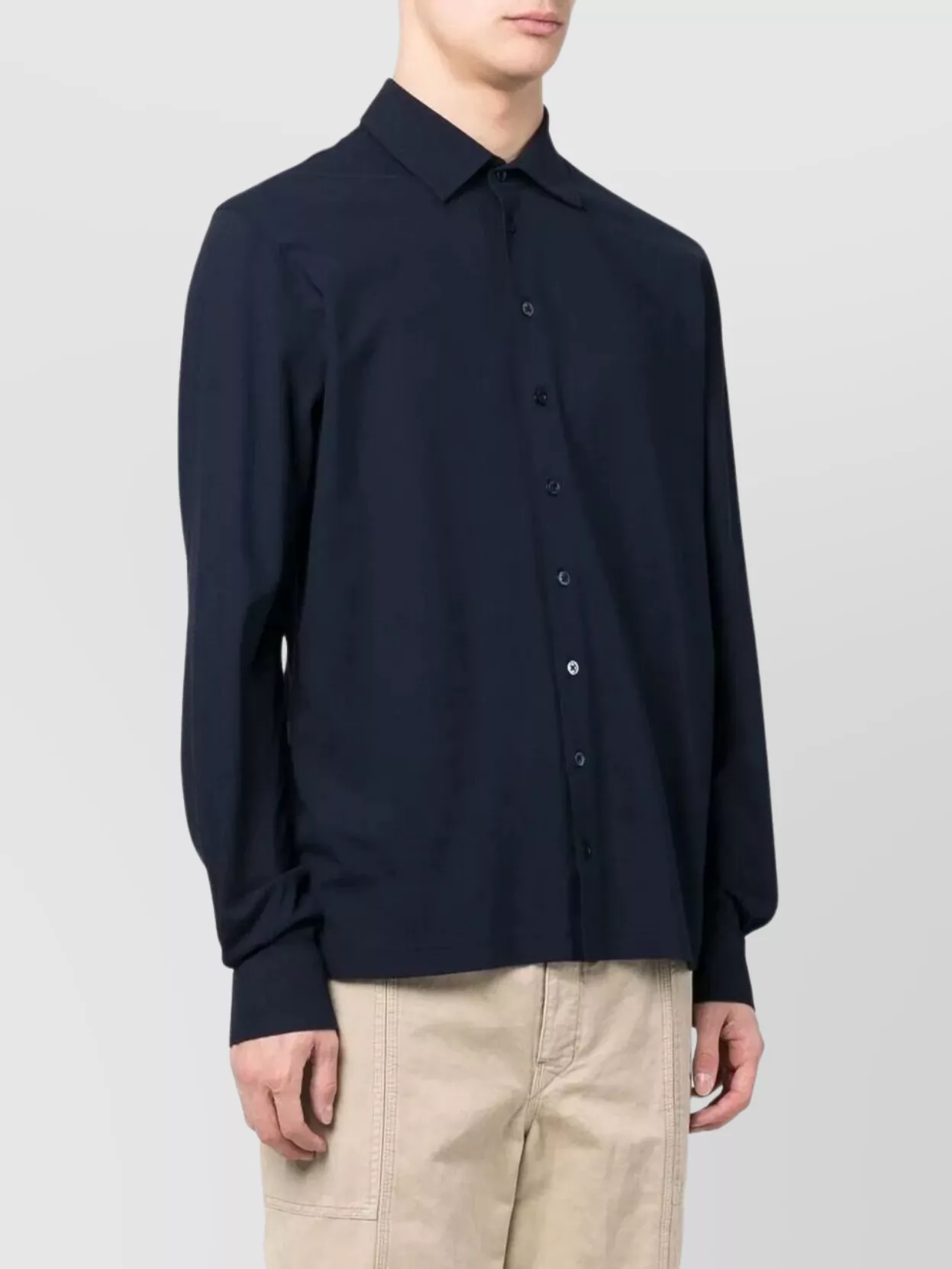 Herno Men's Lightweight Long Sleeve Cuffed Shirt