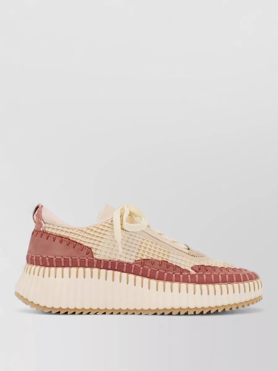 Chloé Nama Lace-Up Sneakers