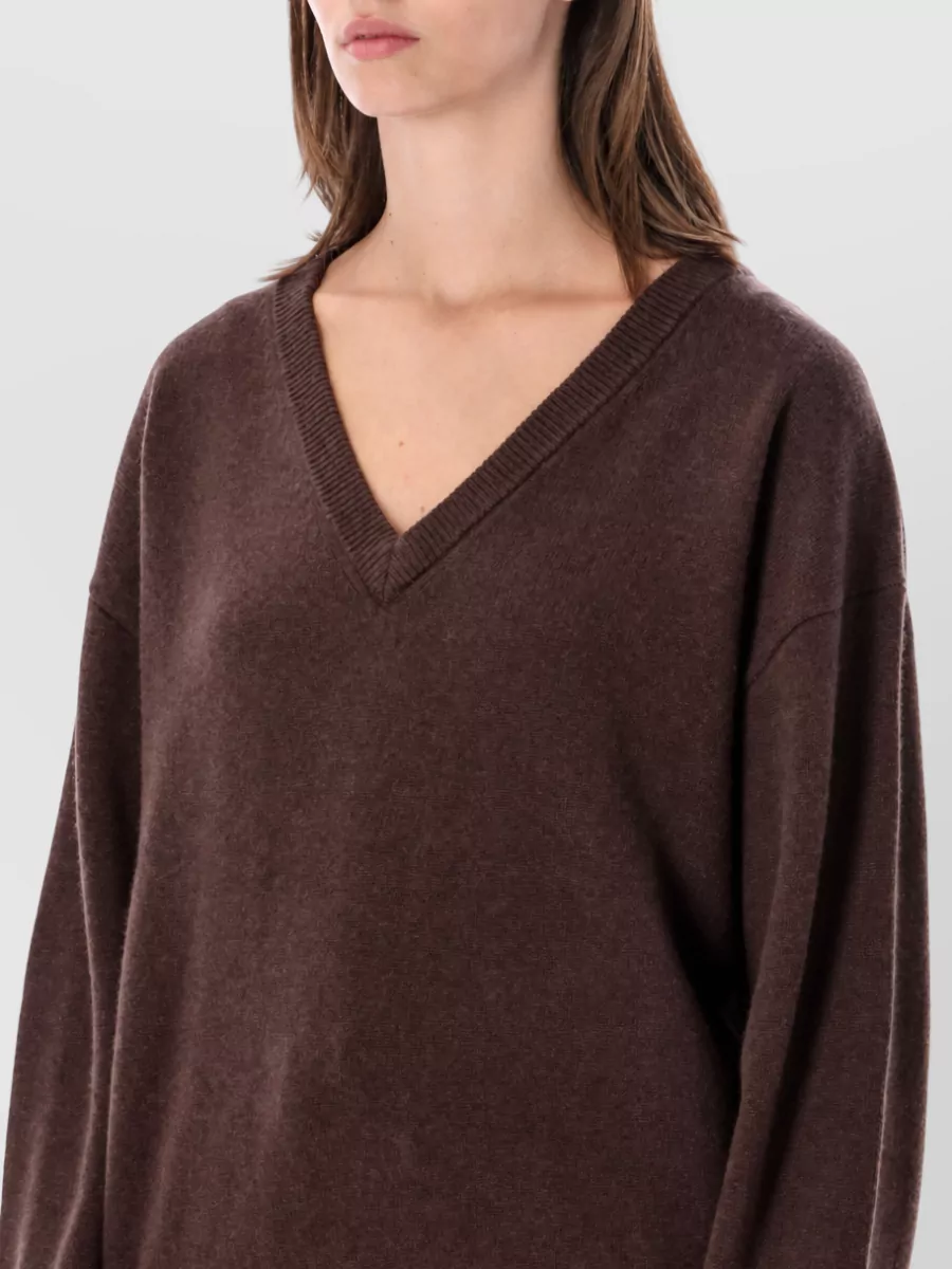 Rhea Costa Cashmere V-Neck Sweater