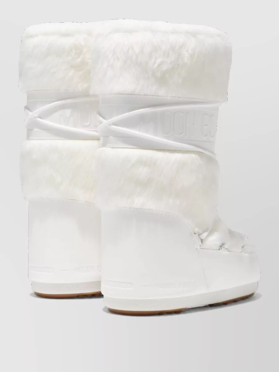 Moon Boot Faux Fur Logo-Print Snow Boots