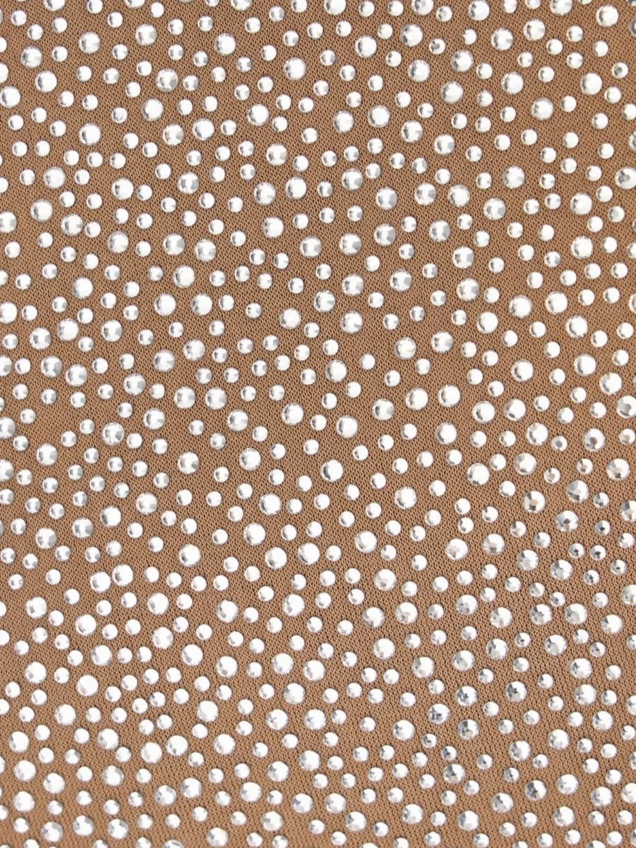 Giuseppe Di Morabito Embellished Metallic Keyhole Back Blouse In Brown