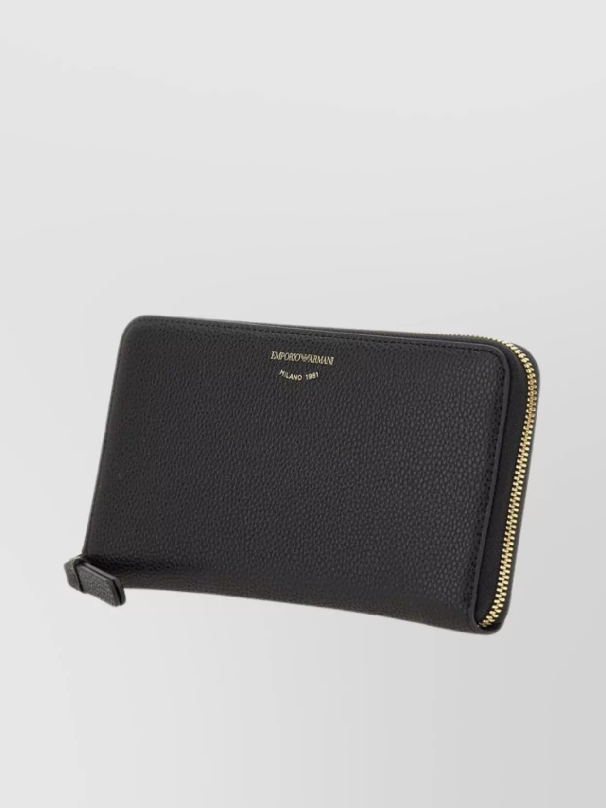 Emporio Armani Tumbled Finish Vegan Leather Wallet