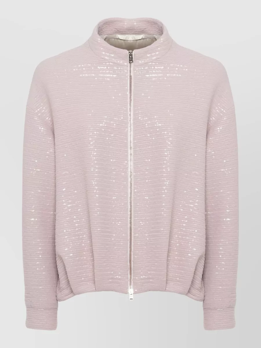 Herno sequined bomber jacket