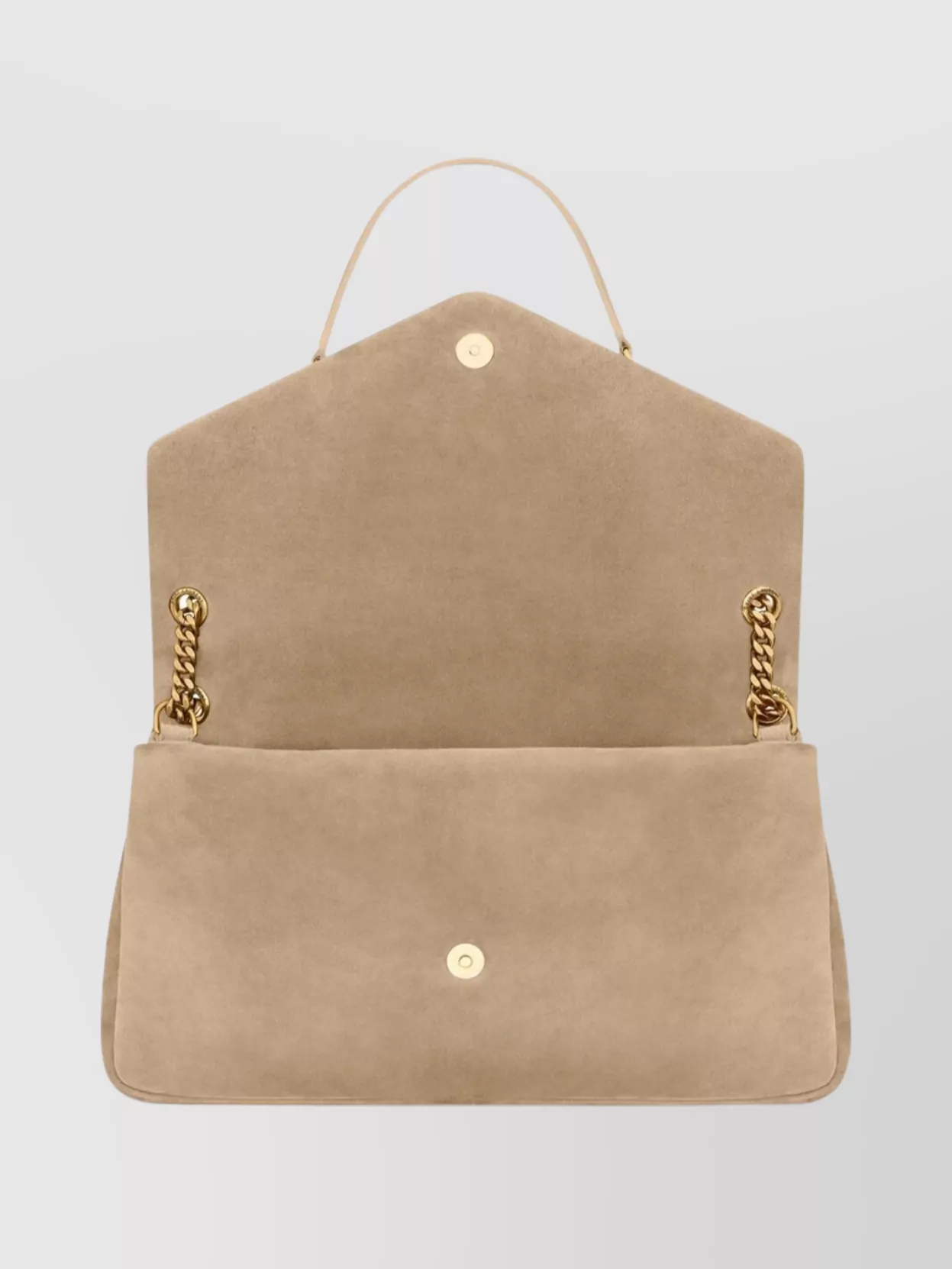 Saint Laurent Large Calypso Shoulder Bag With Chain Strap