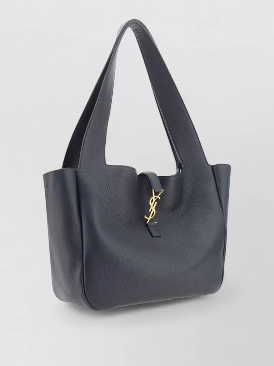 Saint Laurent Le 5 À 7 Bea Leather Tote Bag