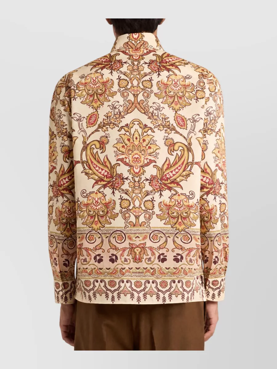 Etro Cotton Long-Sleeve Casual Shirt