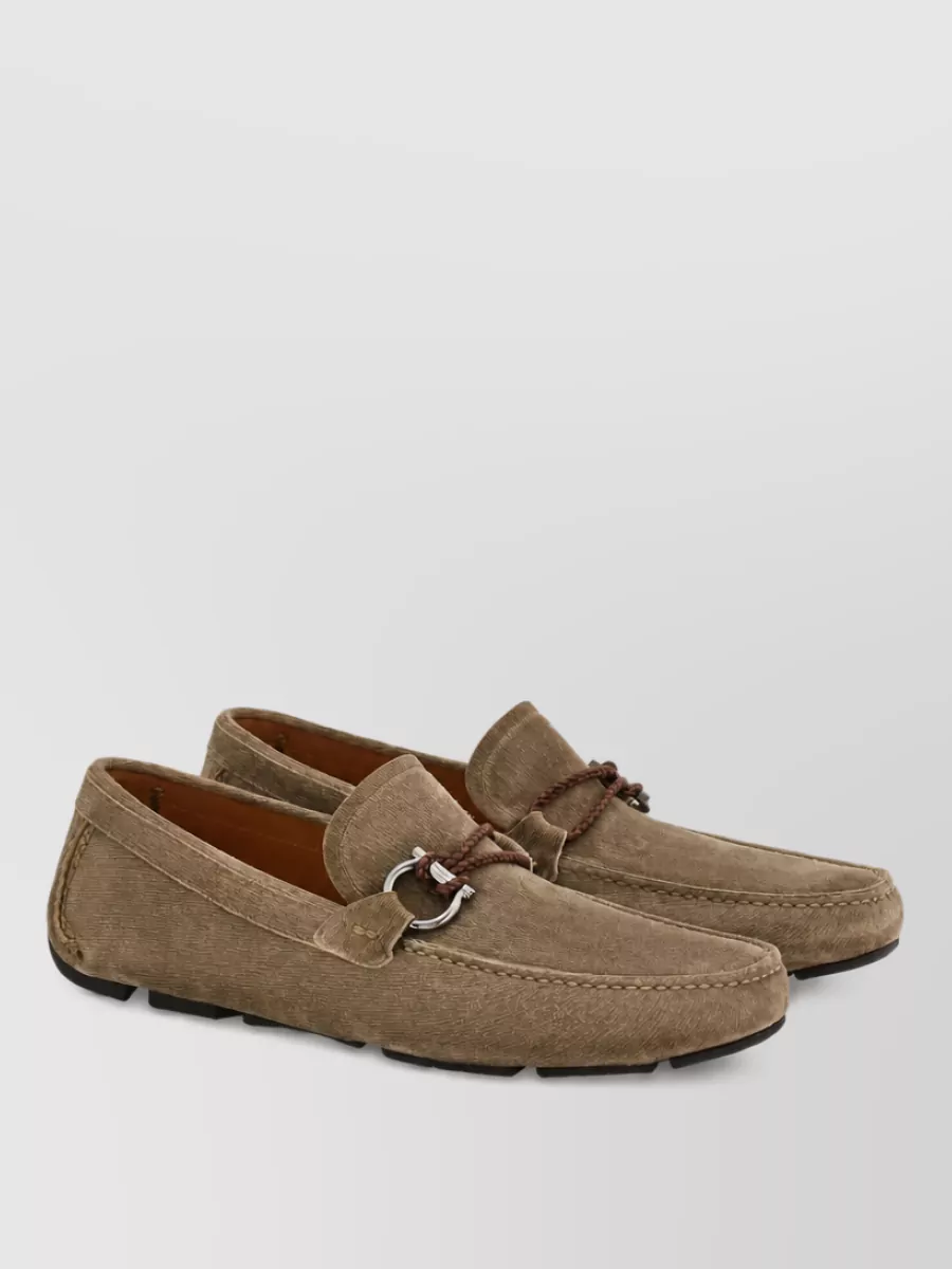 Ferragamo suede loafers