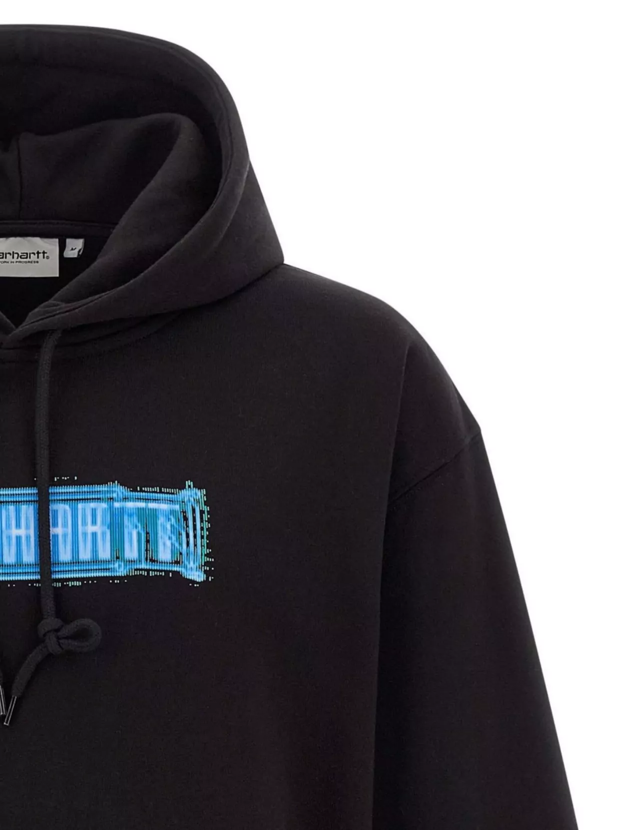 Carhartt Urban Graphic Hoodie Kangaroo Pocket In Black
