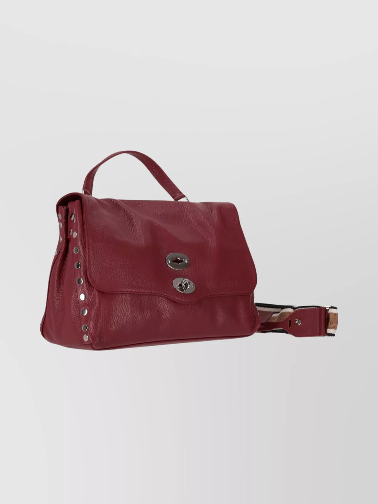 Zanellato Daily Shoulder Bag With Top Handle And Studs