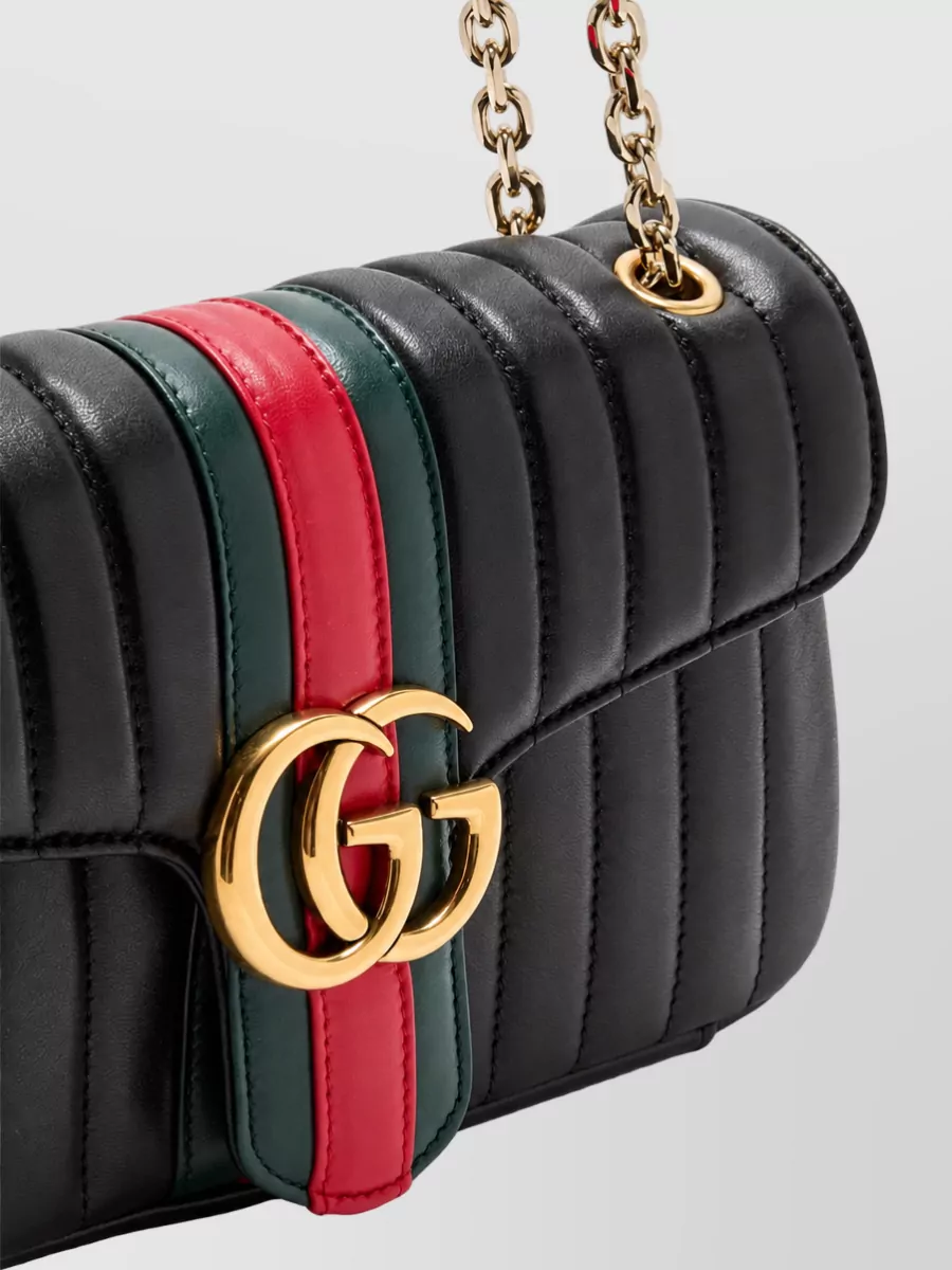 Gucci Gg Marmont Medium Leather Shoulder Bag