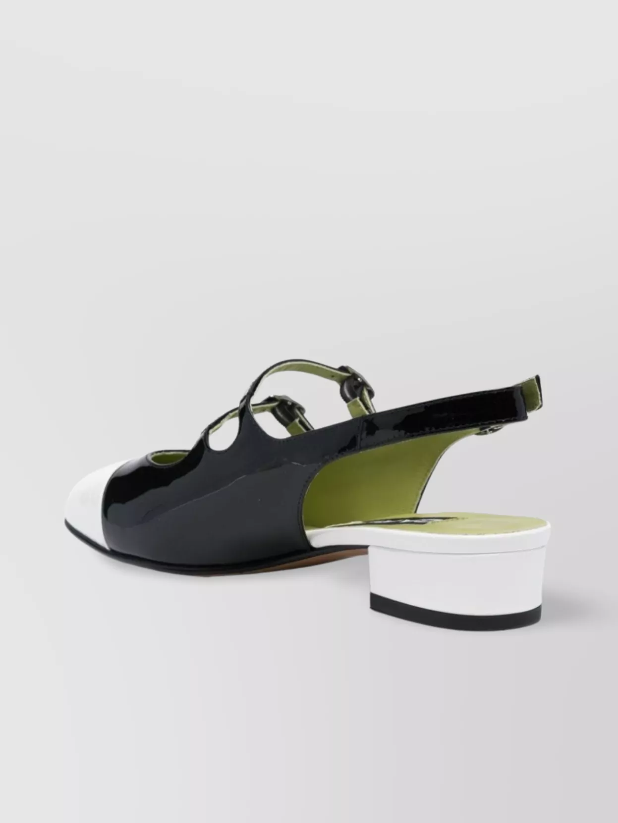 Carel Paris Apricot Patent Slingback Ballet Flats