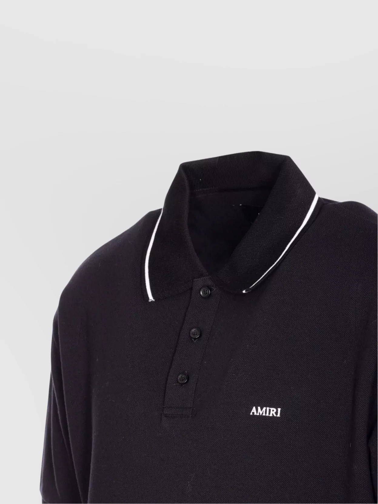 Amiri Polo Shirt With Short Sleeves And Collar