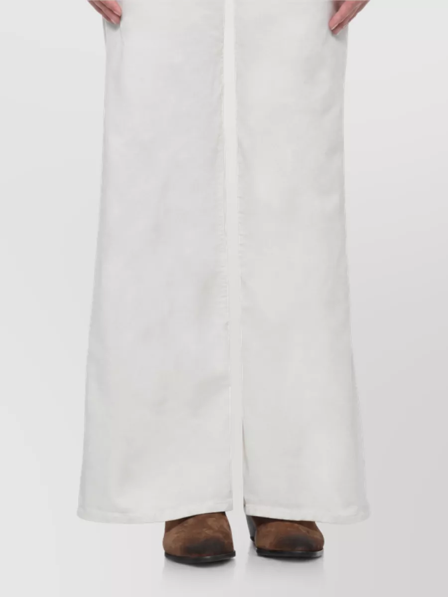Mother Corduroy Straight-Leg Pants