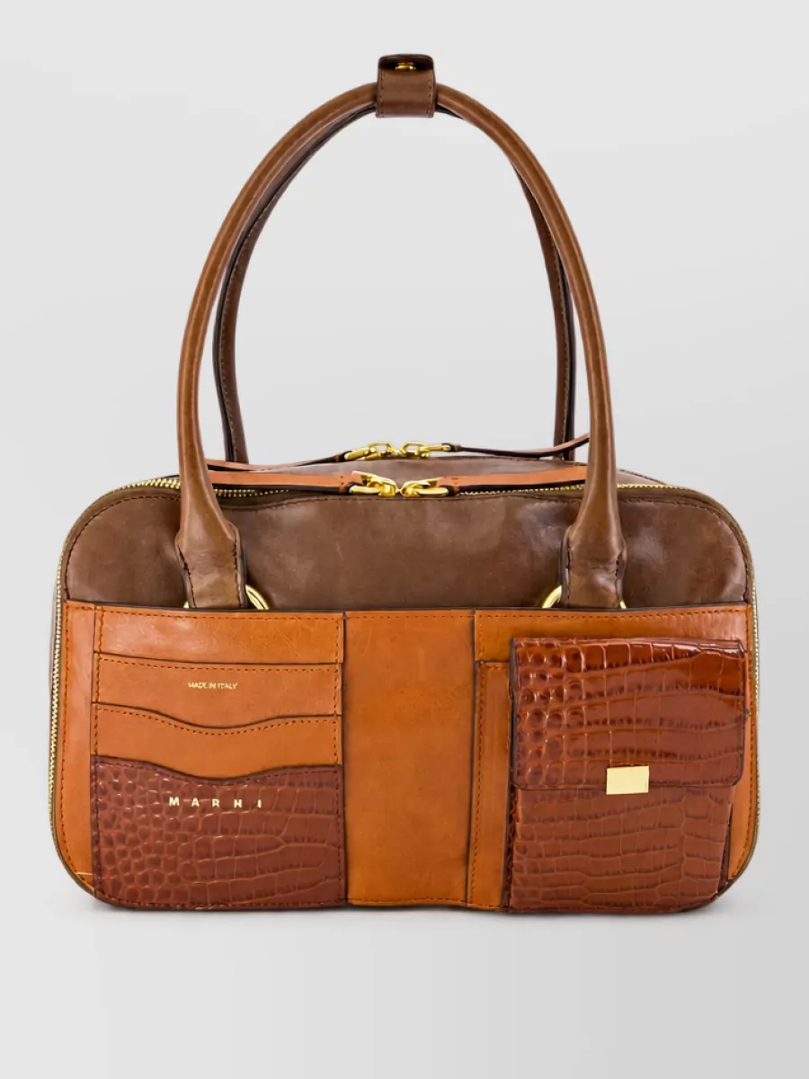 Marni museo small leather laptop bag
