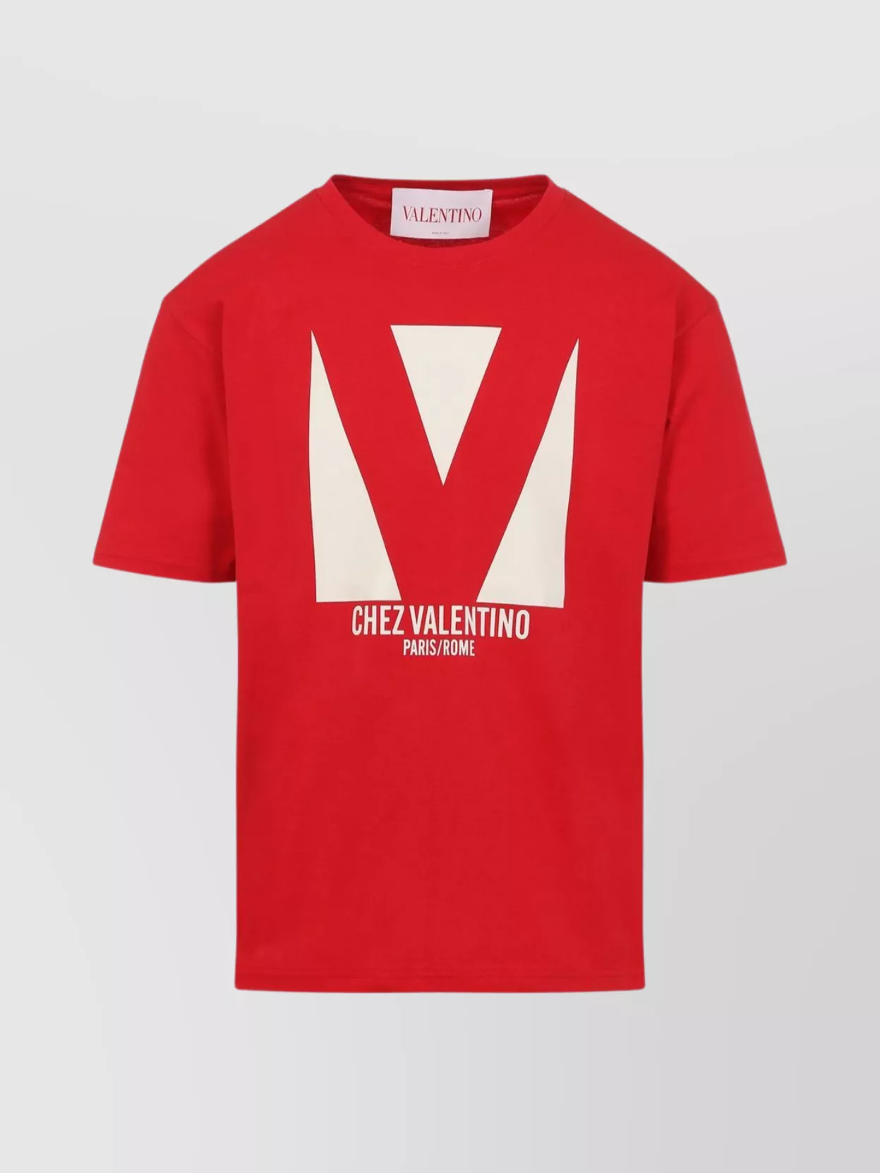Valentino Crewneck Graphic Print T-shirt Logo