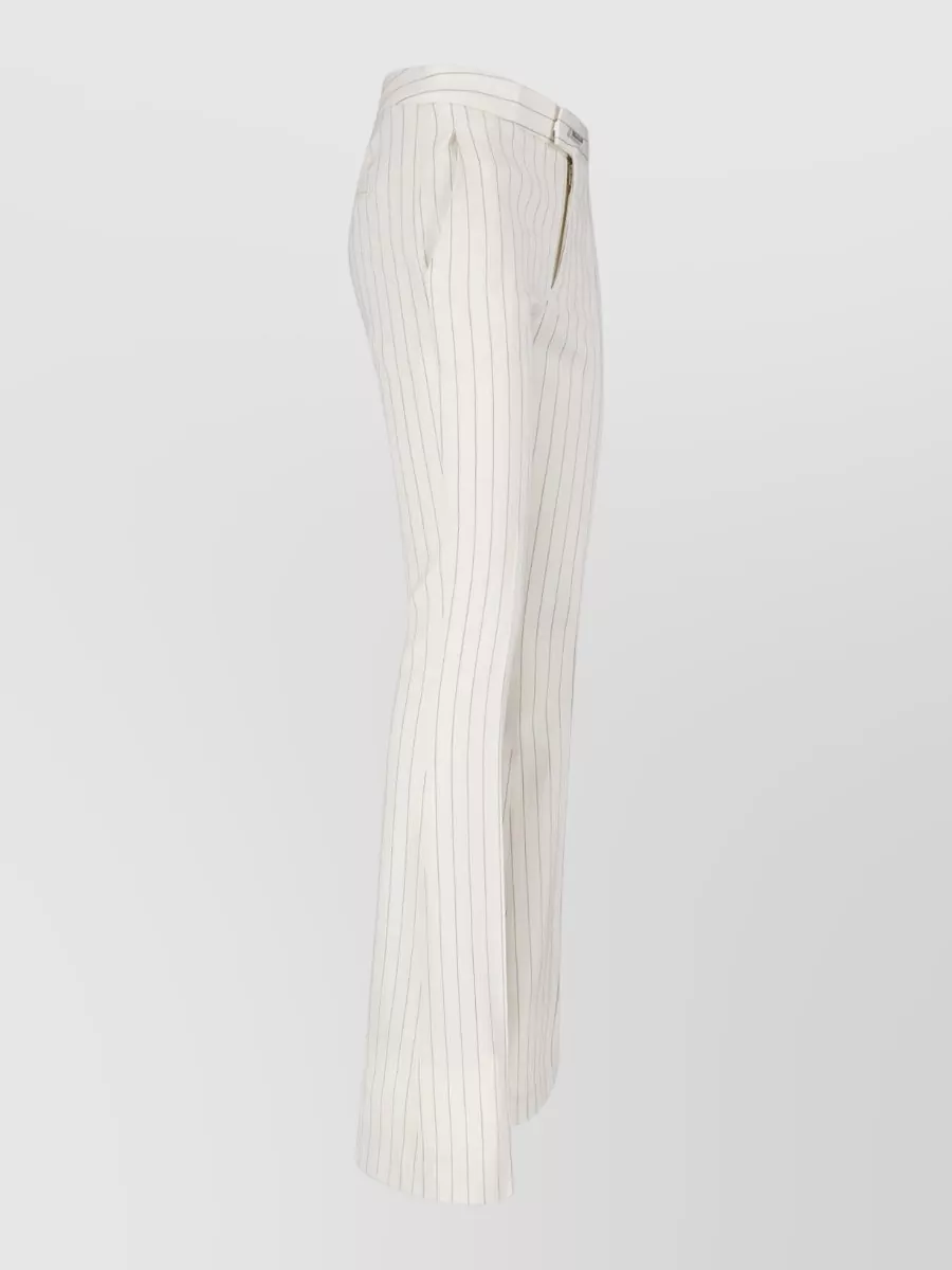 Dondup Virgin Wool Straight-Leg Suit Trousers