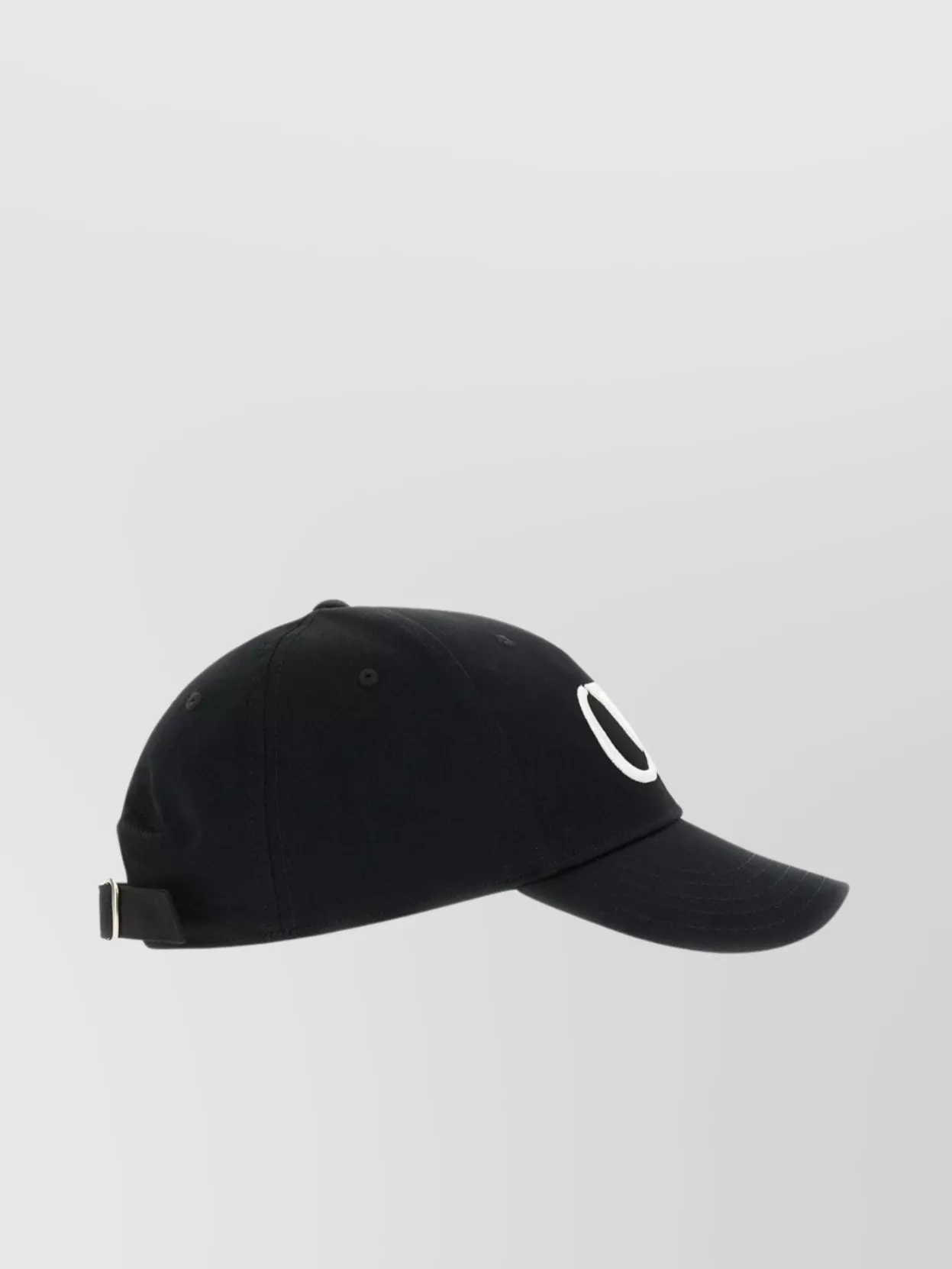 Off-white Cotton Baseball Cap Curved Visor
