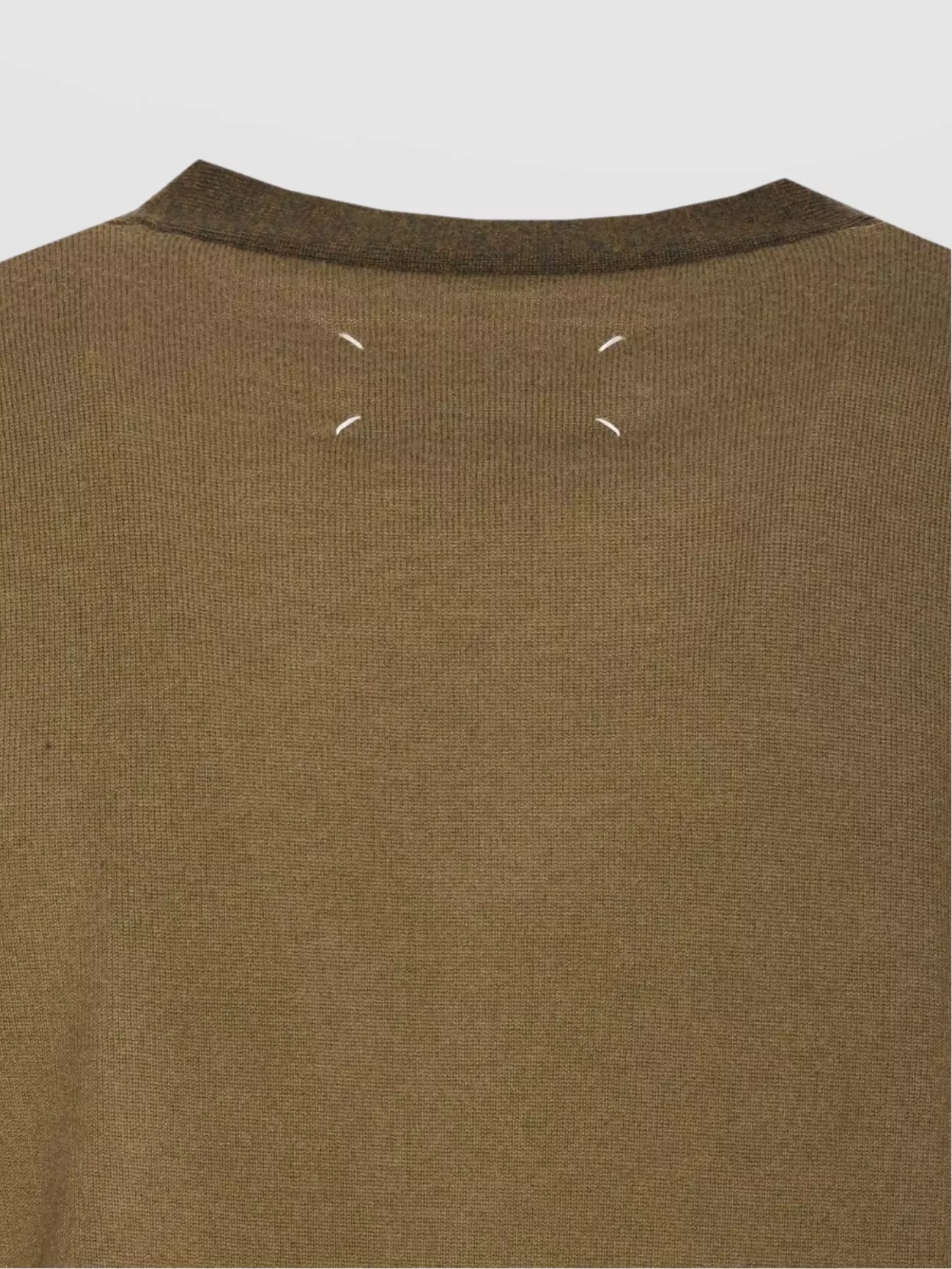 Maison Margiela Long Sleeve Cardigan Featuring Elbow Patches