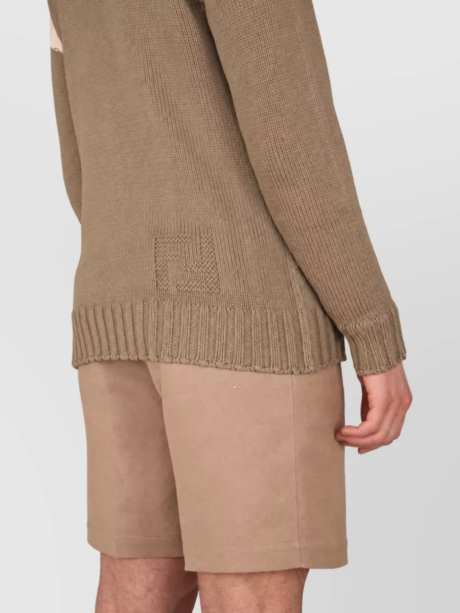 Fendi Cotton And Cashmere Sweater
