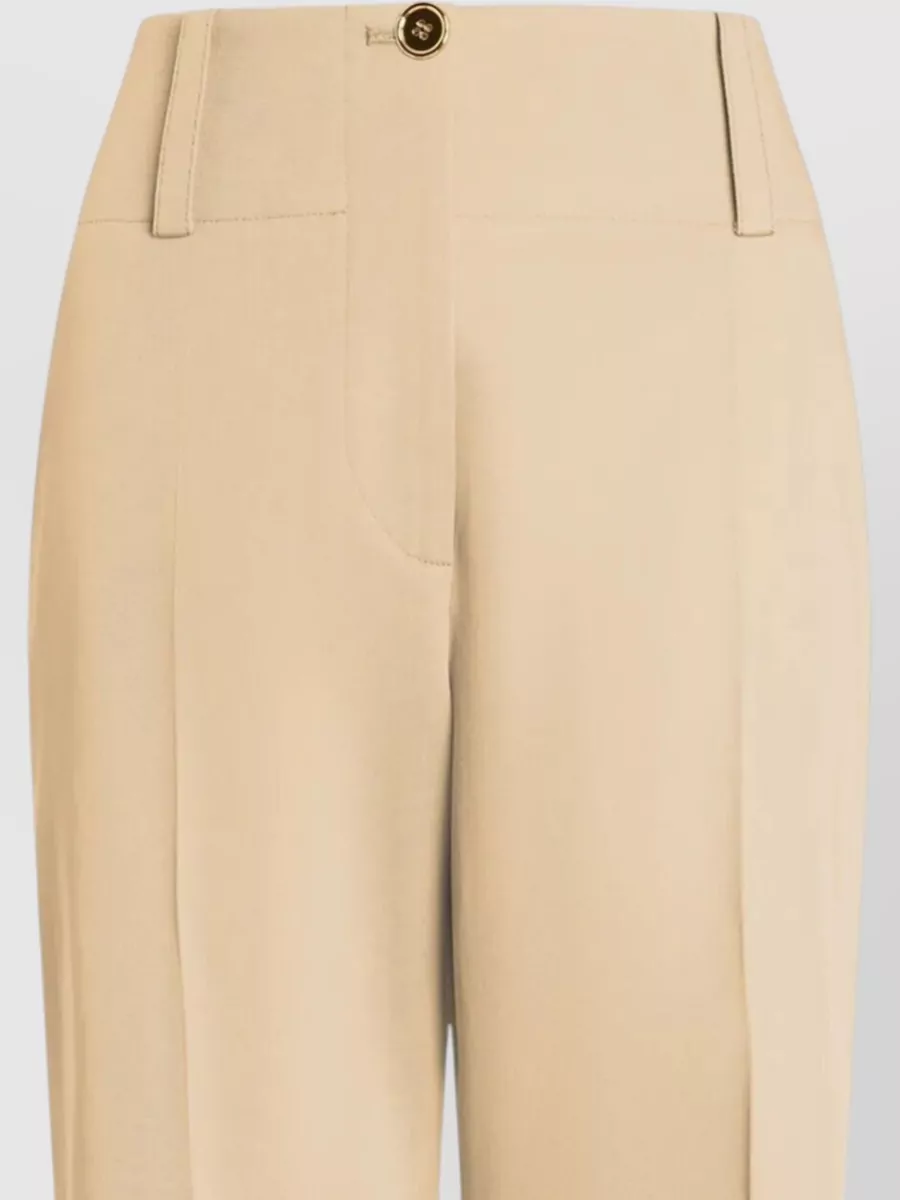 Patou High-Rise Wide-Leg Trousers