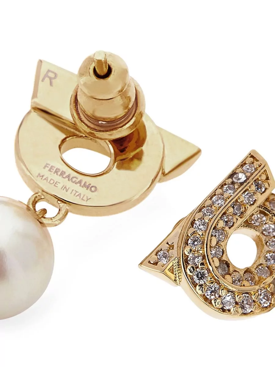 Ferragamo Crystal-Embellished Earrings