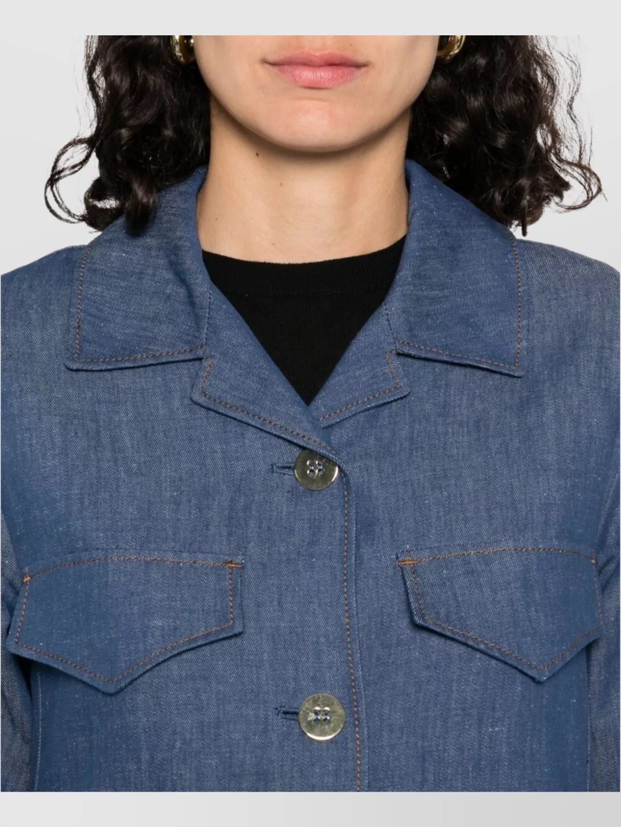 S Max Mara Collared Flap Pockets Long Sleeves Jacket