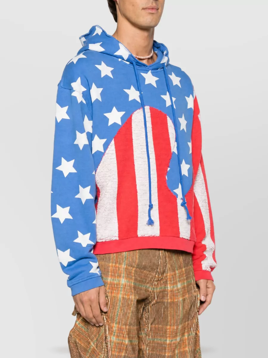 Erl Stars And Stripes Swirl Hoodie