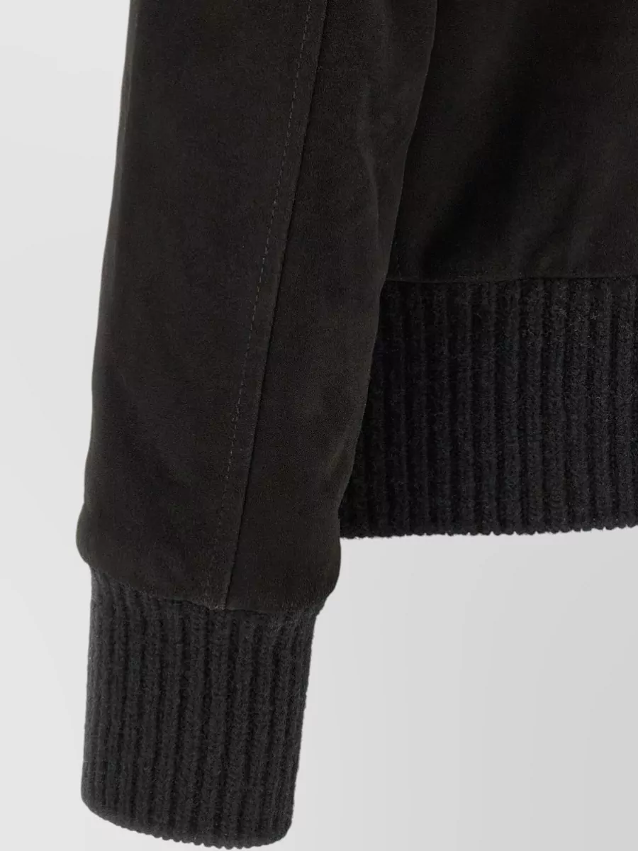 Giorgio Brato Leather Aviator Jacket